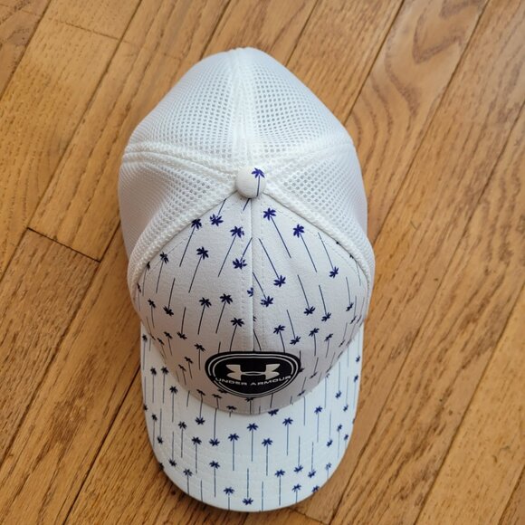 UA Under Armour Drive Mid Palm Tree Men's Stretch Fit Cap XL/XXL - Picture 3 of 8